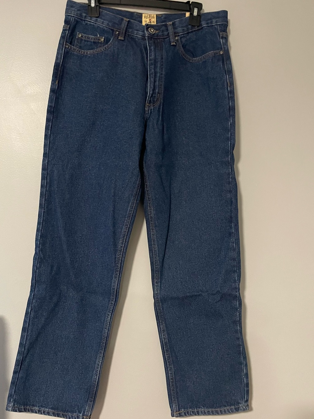 🦆NWT Red Head Brand Men's  Blue Straight-Leg Jeans with Relaxed Fit